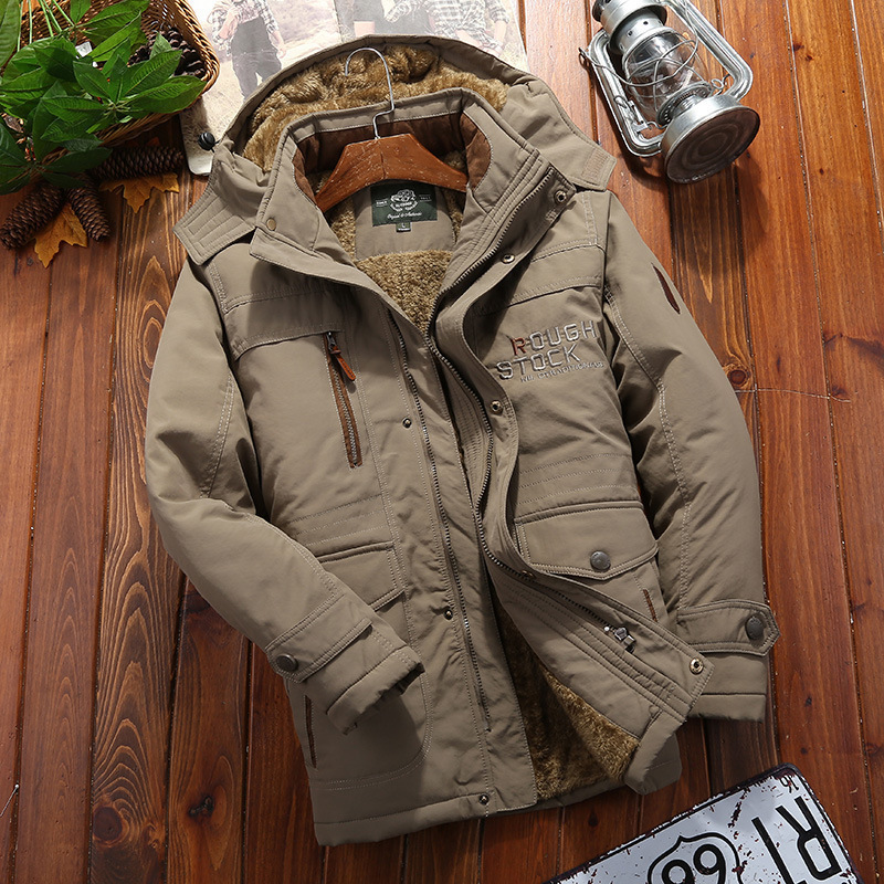 Thickened Outdoor Workwear Cotton-Padded Jacket For Men - Image 4