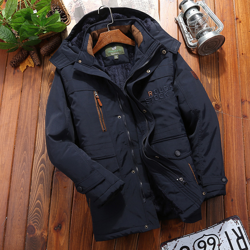 Thickened Outdoor Workwear Cotton-Padded Jacket For Men - Image 3