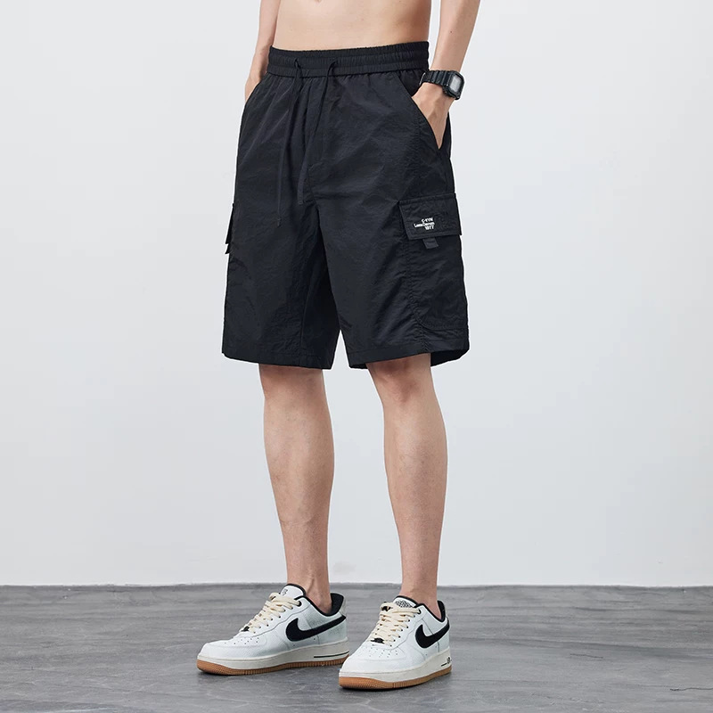 Cropped Pants American-style Streetwear Quick-drying Mid-length Trousers - Image 8