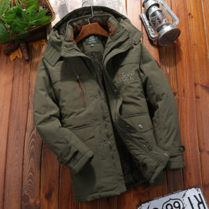 Thickened Outdoor Workwear Cotton-Padded Jacket For Men