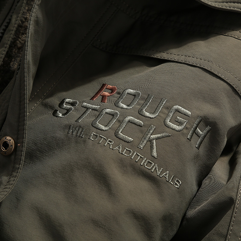 Thickened Outdoor Workwear Cotton-Padded Jacket For Men - Image 5