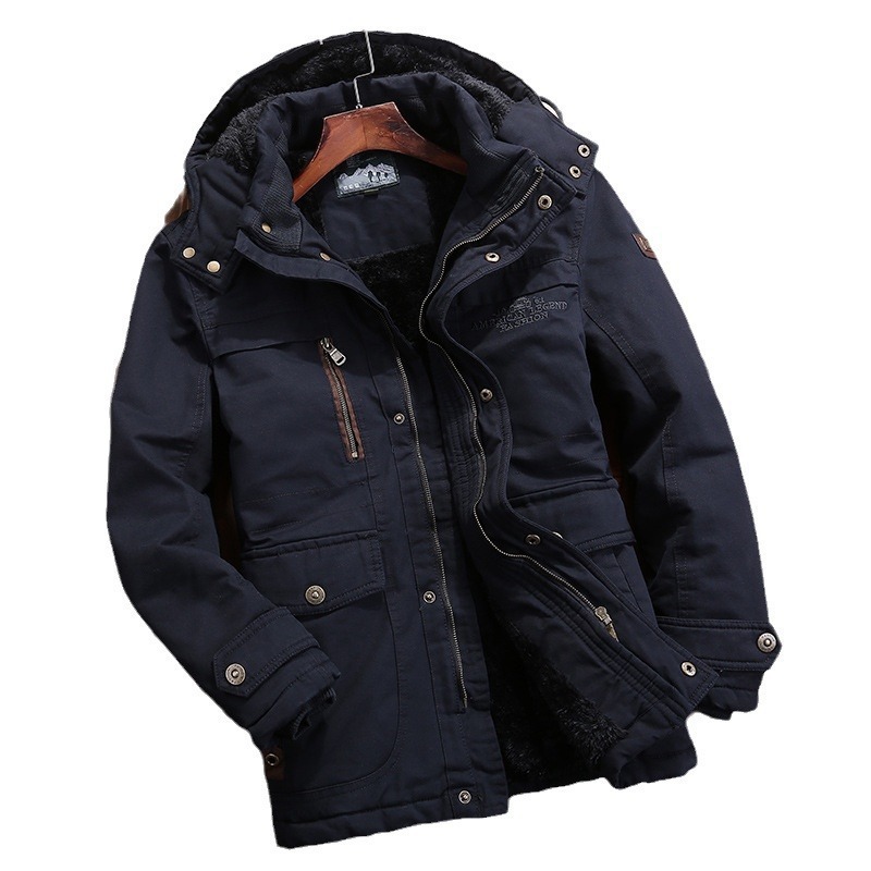 Thickened Outdoor Workwear Cotton-Padded Jacket For Men - Image 2