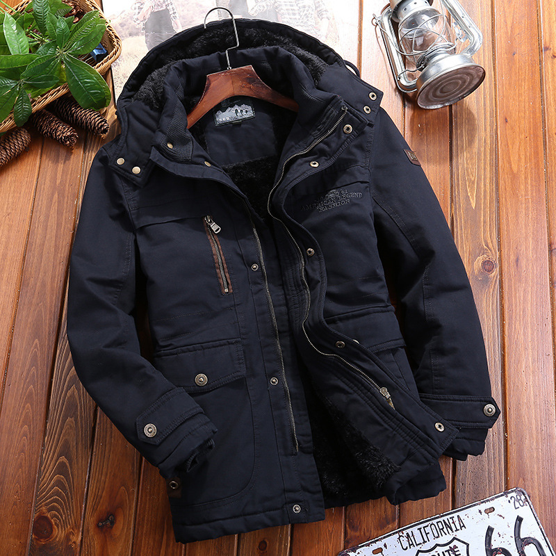 Thickened Outdoor Workwear Cotton-Padded Jacket For Men - Image 6