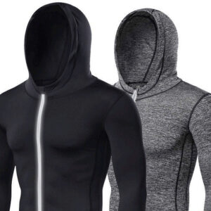 Fall Winter Men's Sports Tight Jacket Casual Hoodie