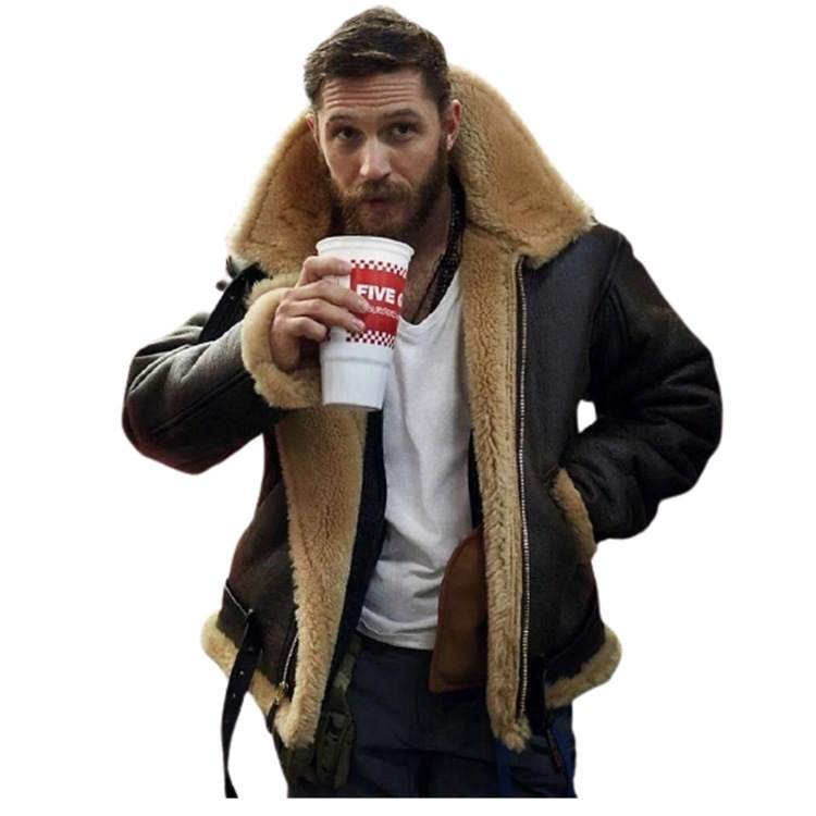 New Men's Thickened Lamb Hair Fashion Casual Jacket - Image 2