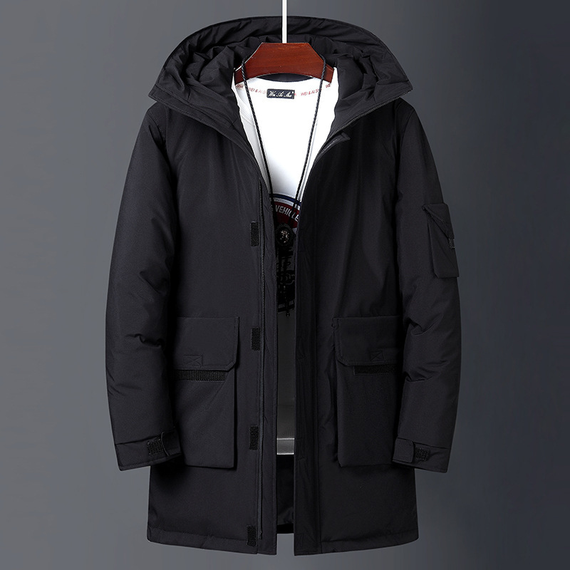 Hooded Warm Down Jacket Male - Image 8