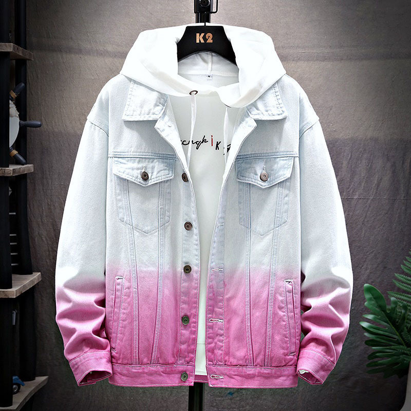 Gradient Couples Wear Plus Fleece Jacket Thicken The Clothes - Image 3