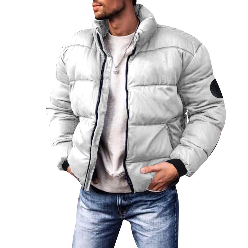 Coat Stand-up Collar Downcotton-padded Jacket Thickened Men's Cotton Jacket - Image 7