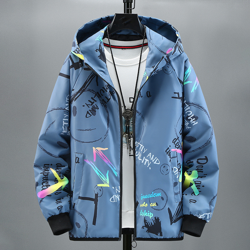 Trendy Colorful Handsome Student Fashion Brand Jacket - Image 7