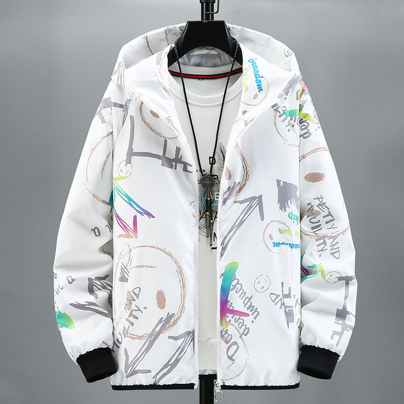 Trendy Colorful Handsome Student Fashion Brand Jacket - Image 2