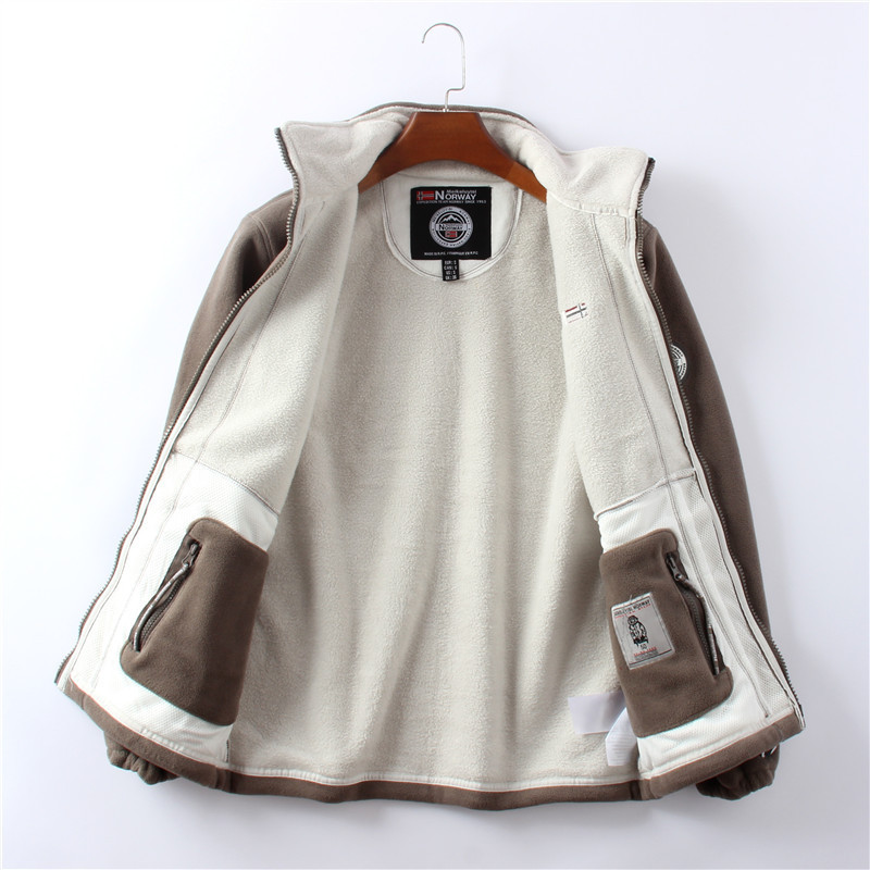 Man Double-sided Polar Fleece Jacket - Image 5