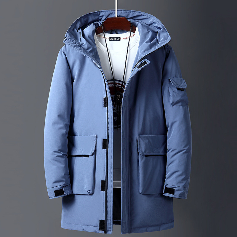 Hooded Warm Down Jacket Male - Image 5