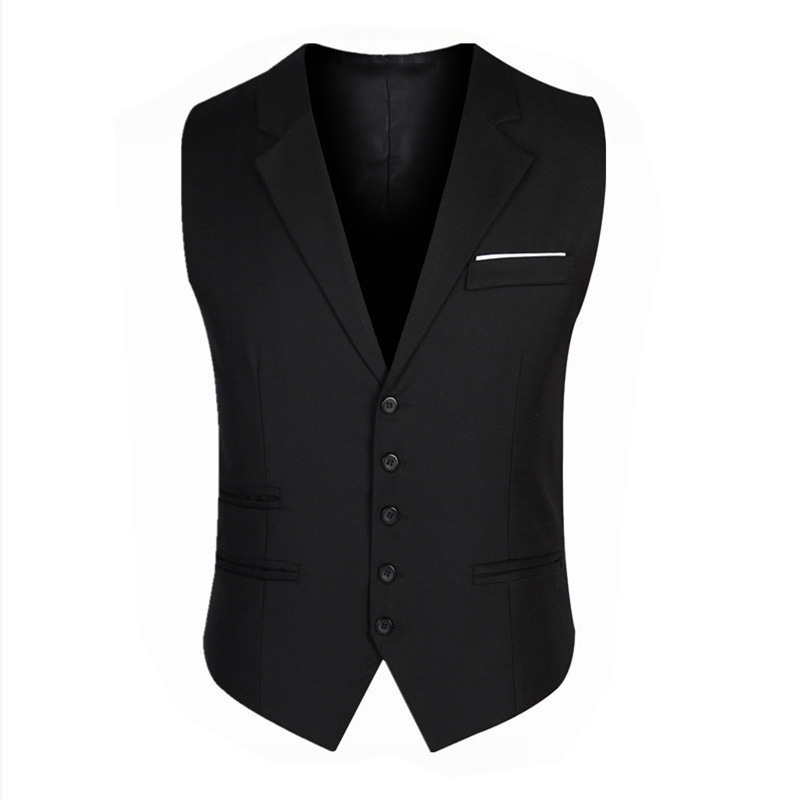 Men's Business Suit Slim Fit Leisure Vest - Image 5