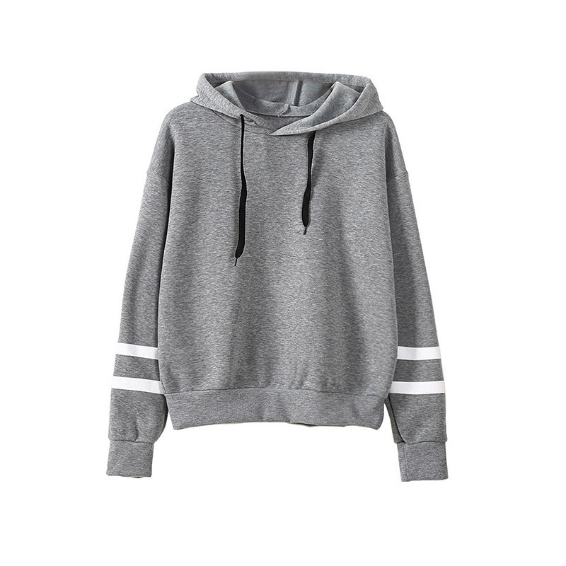 Hooded loose long sleeve sweater - Image 3