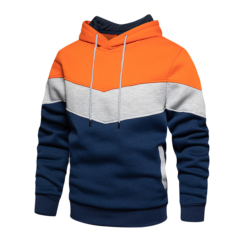 Amazon's New European And American Men's Color Matching And Color Matching Fashion - Image 2