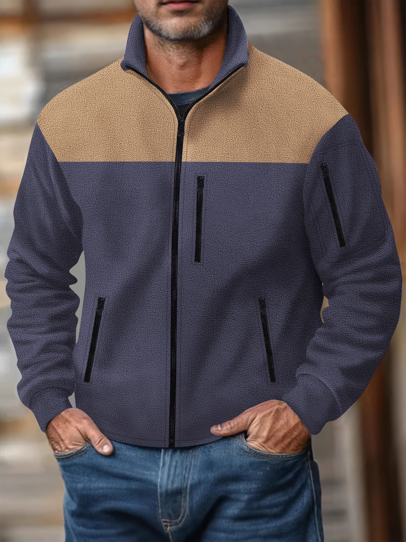 Autumn Men's Casual Long-sleeved Jacket - Image 2