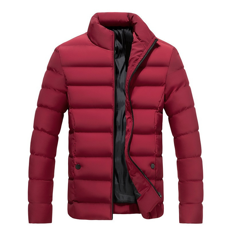 Men's Thick Warm Cotton-padded Jacket Coat - Image 2