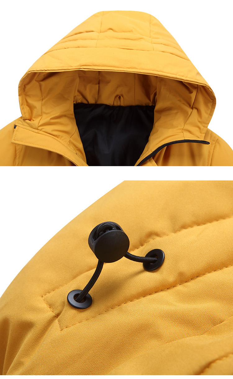 Hooded Warm Down Jacket Male - Image 2