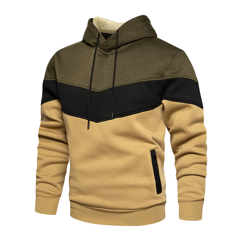 Amazon's New European And American Men's Color Matching And Color Matching Fashion - Image 9