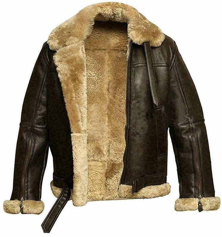 Thickened Heavy Craft Men's Fur Coat - Image 6