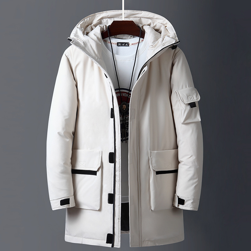Hooded Warm Down Jacket Male - Image 3