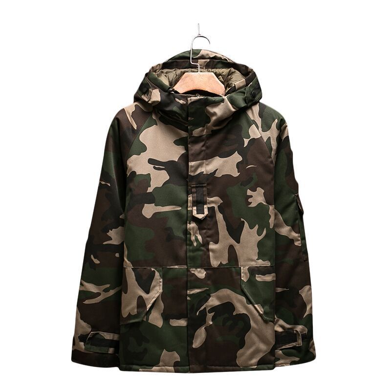 Winter camouflage cotton jacket men - Image 4