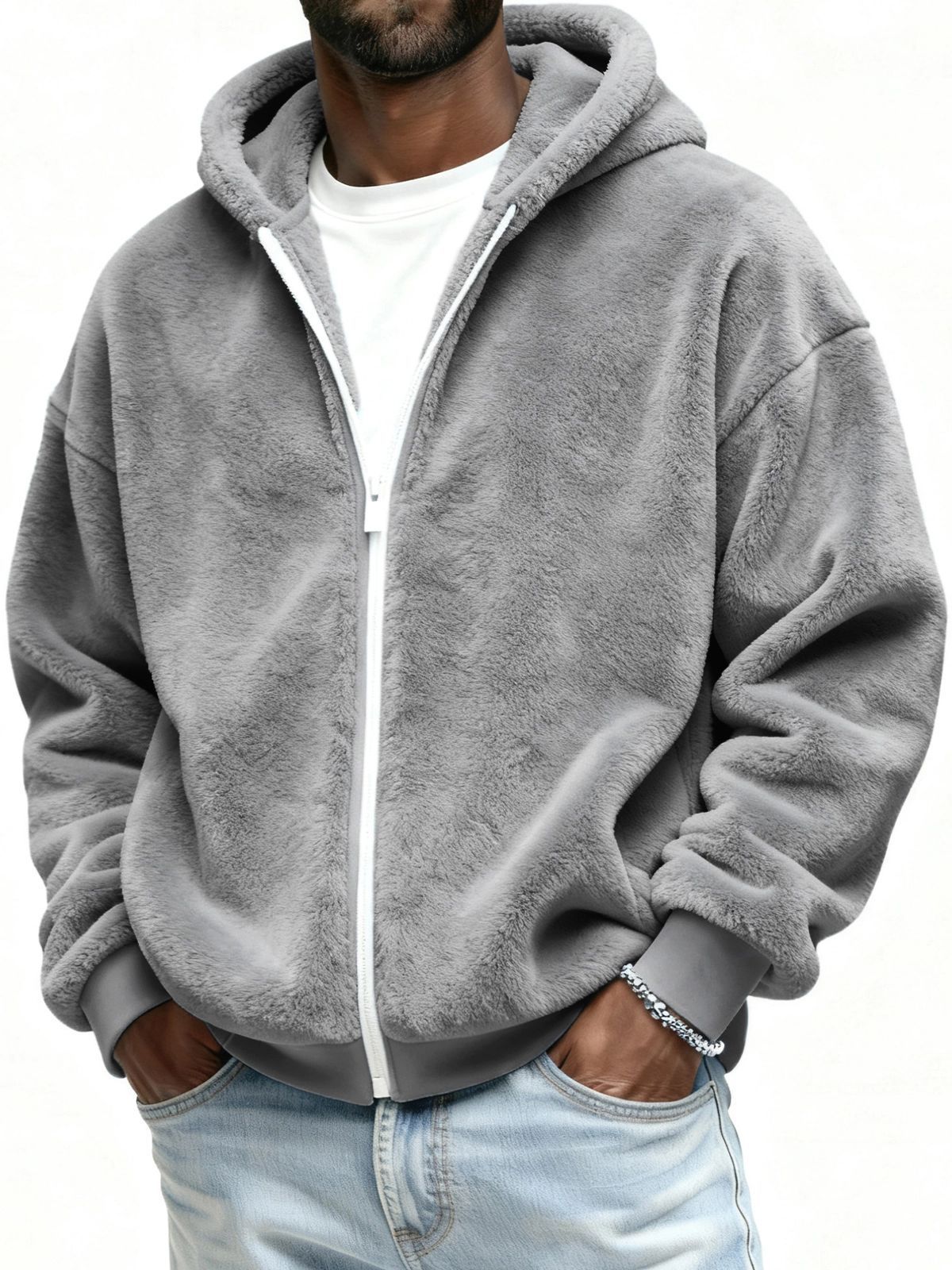 Autumn Double-Sided Fleece Warm Jacket - Image 4