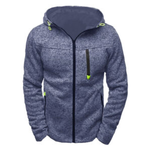 Men's Sports And Leisure Jacquard Sweater Fleece Cardigan
