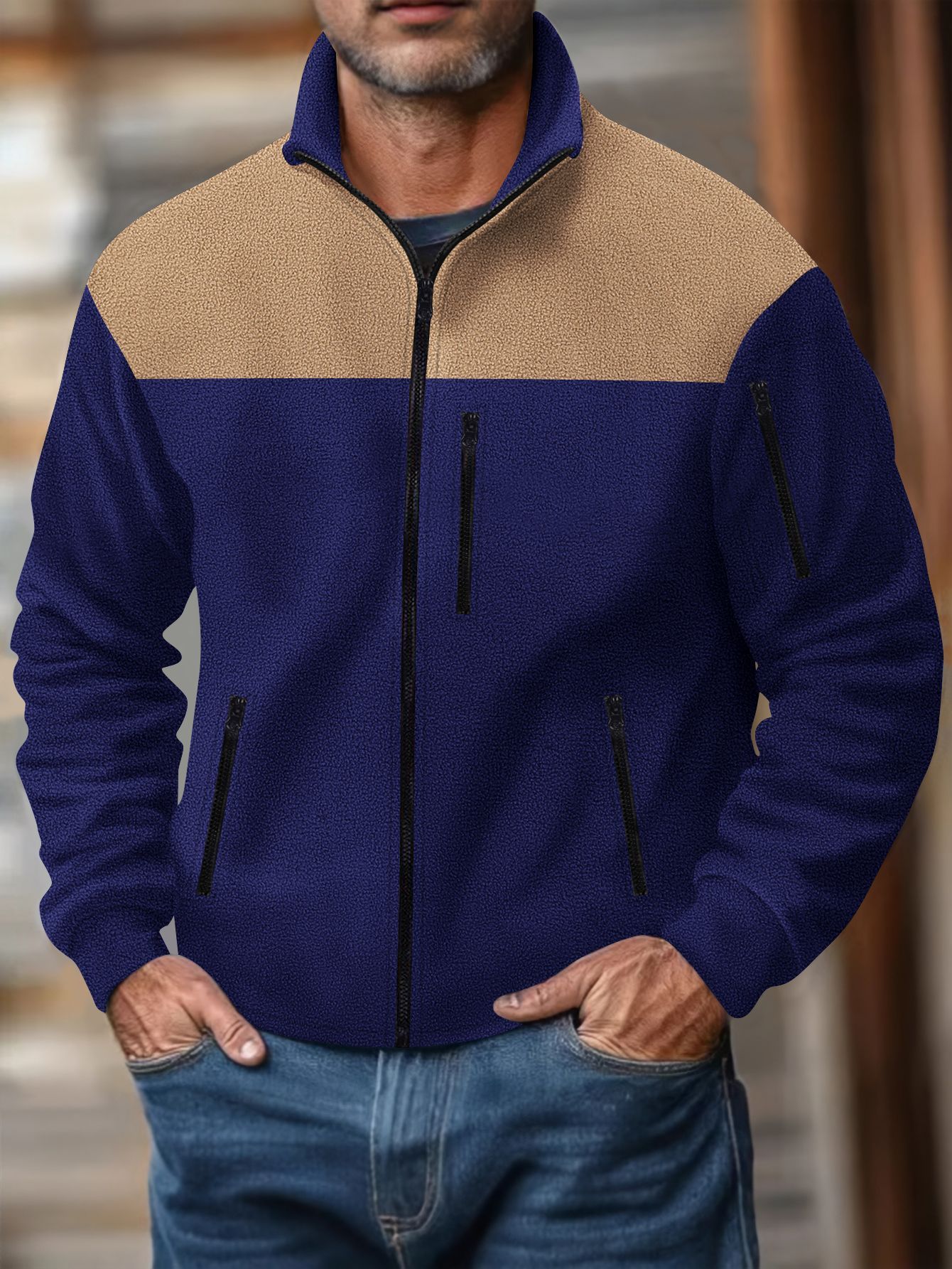 Autumn Men's Casual Long-sleeved Jacket - Image 7