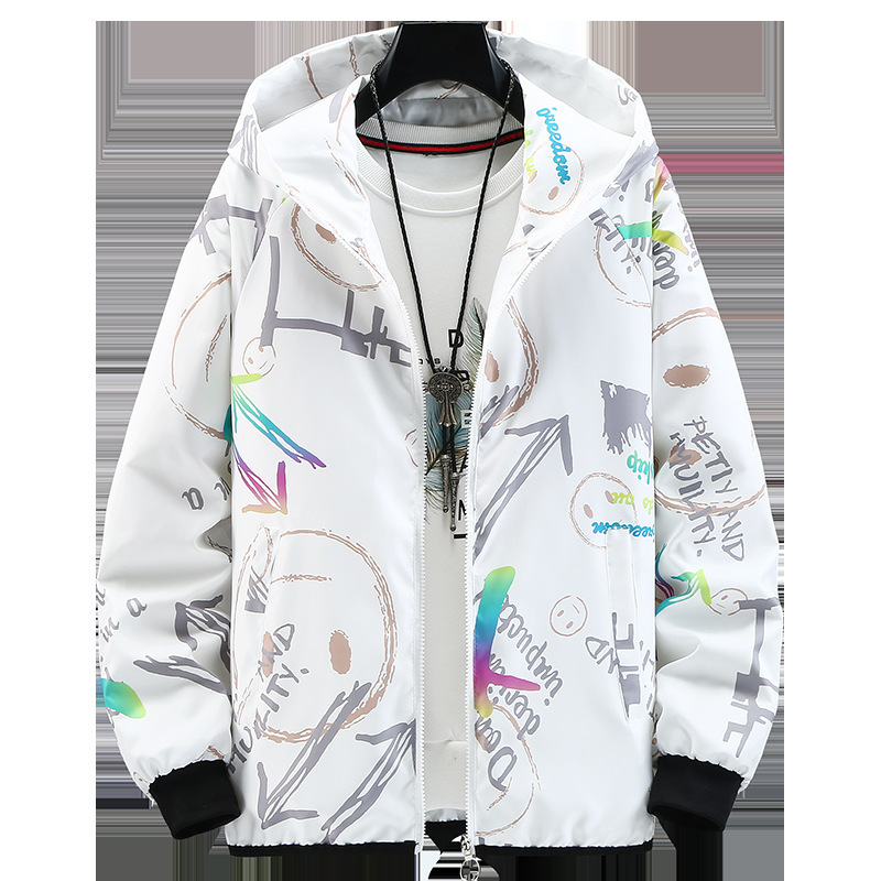 Trendy Colorful Handsome Student Fashion Brand Jacket - Image 3