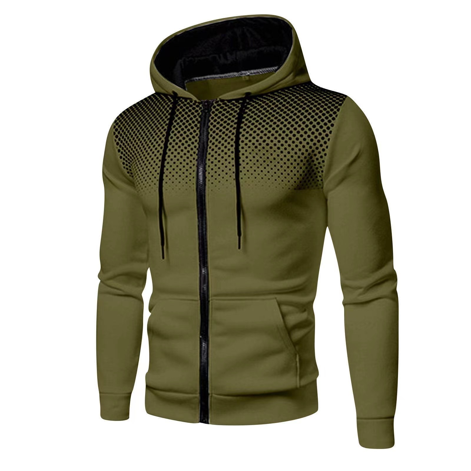 Sweater Men's Sports Fitness Zip-up Shirt - Image 6