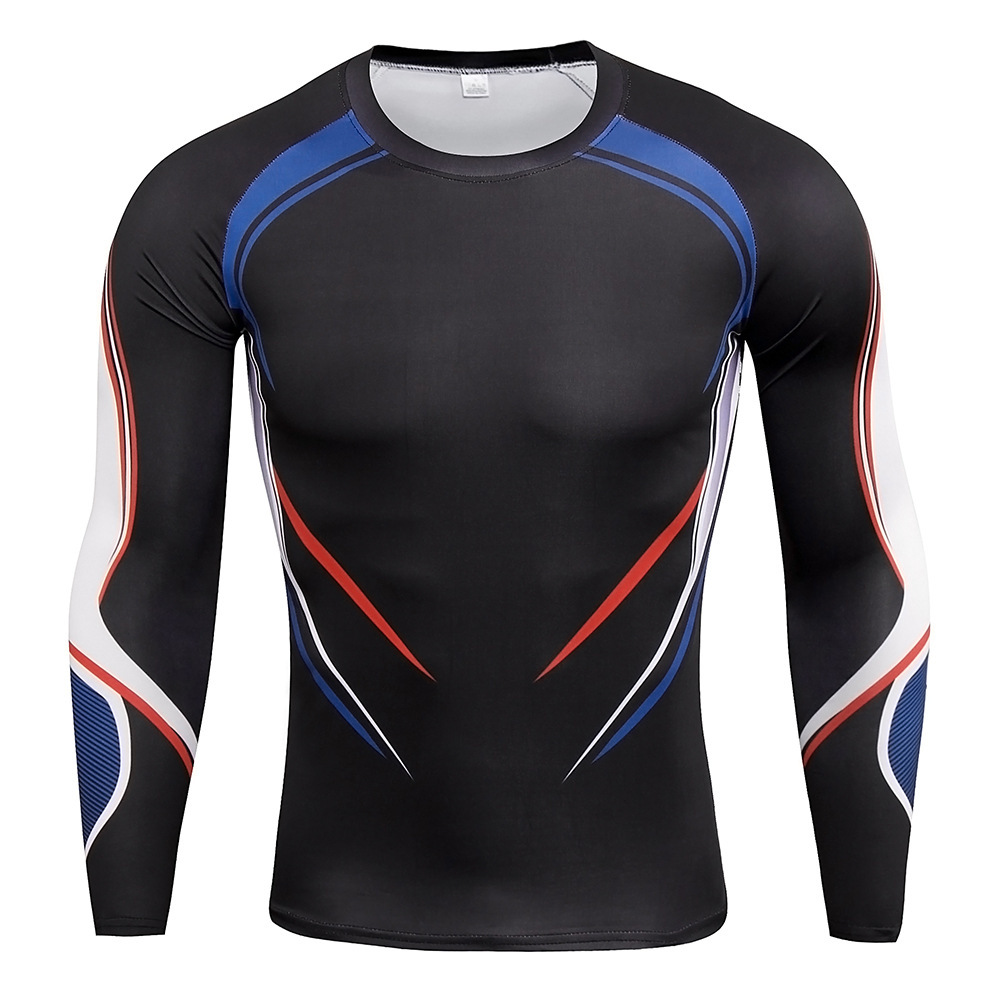 Tights Long Sleeve Stretch Breathable Base Clothing Basketball Running Sports Workout Clothes - Image 4