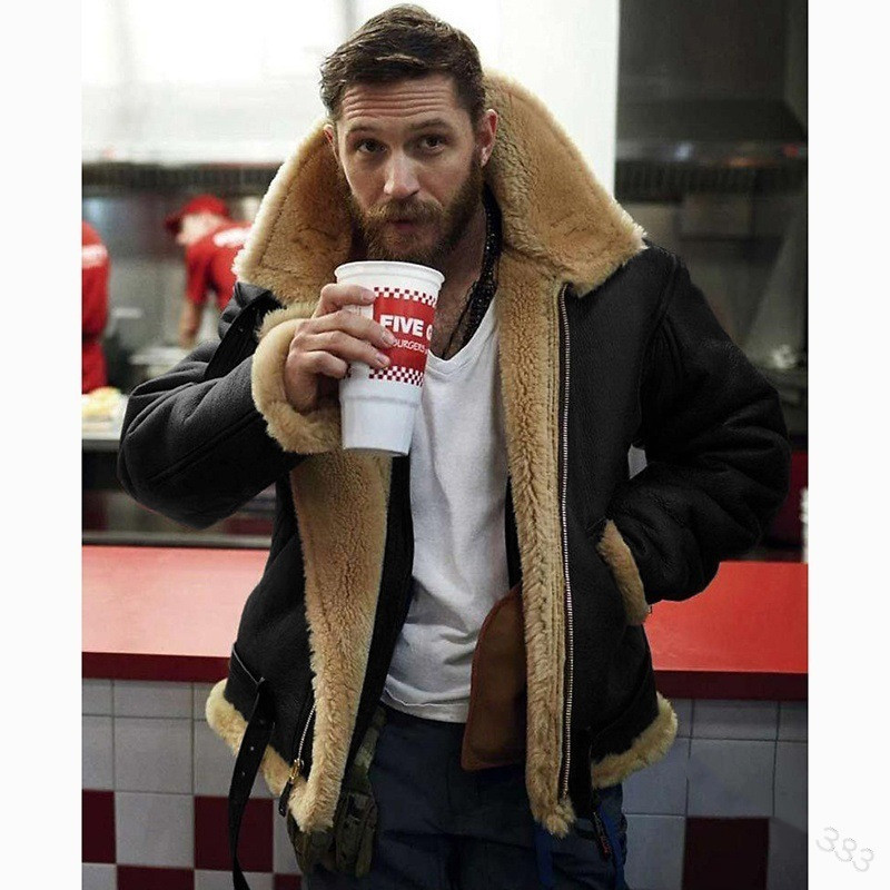 New Men's Thickened Lamb Hair Fashion Casual Jacket - Image 4