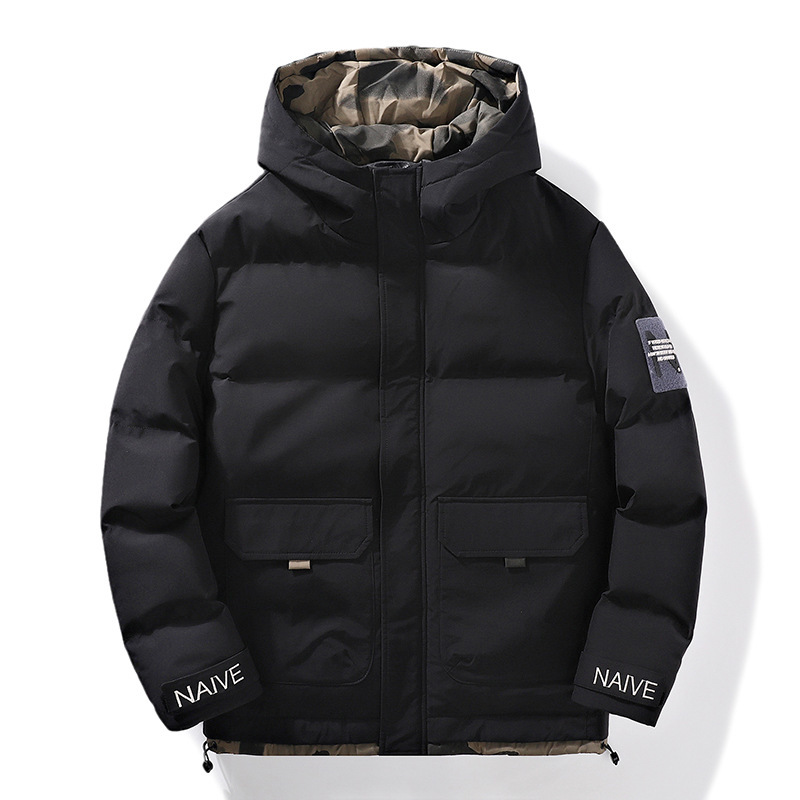 Coat Warm Jacket Cotton-padded Teen Thickened To Keep Warm - Image 4