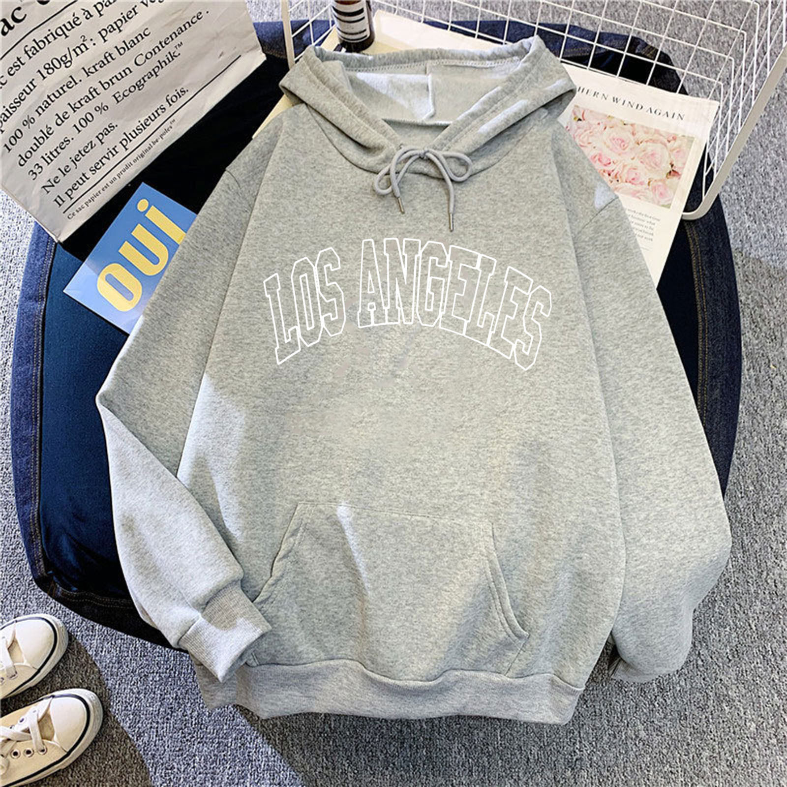 Velvet Padded Thickened Sweater Women's Long Sleeve Printing - Image 10