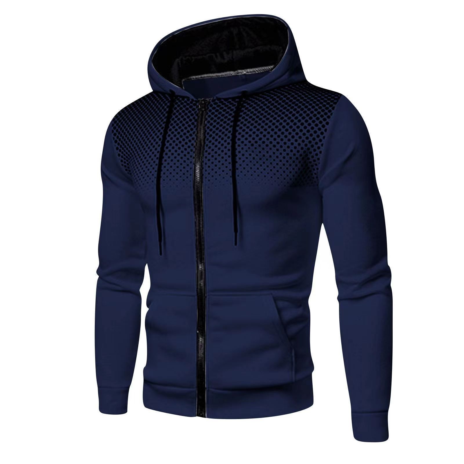Sweater Men's Sports Fitness Zip-up Shirt - Image 5