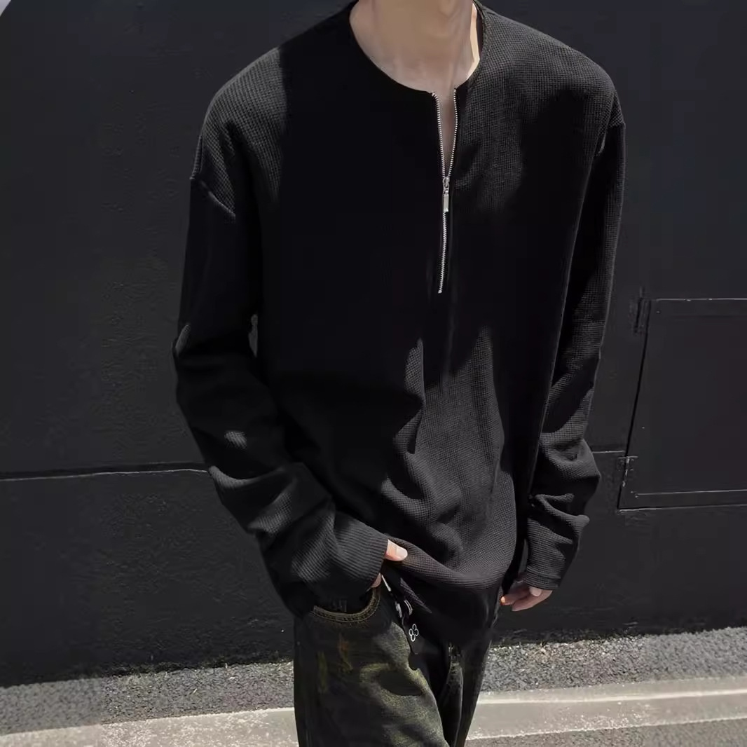 American-style High-street Crewneck Hoodie - Image 3