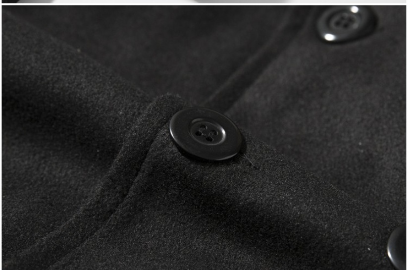 Autumn And Winter Foreign Trade New Men's Woolen Trench Coat - Image 7