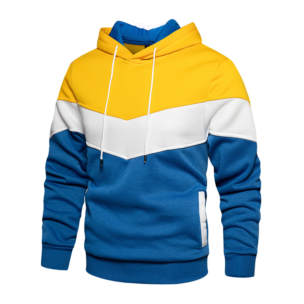 Amazon's New European And American Men's Color Matching And Color Matching Fashion - Image 10