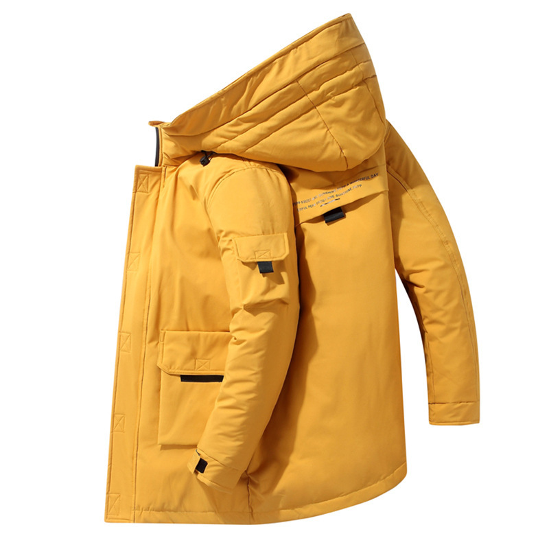Hooded Warm Down Jacket Male - Image 7