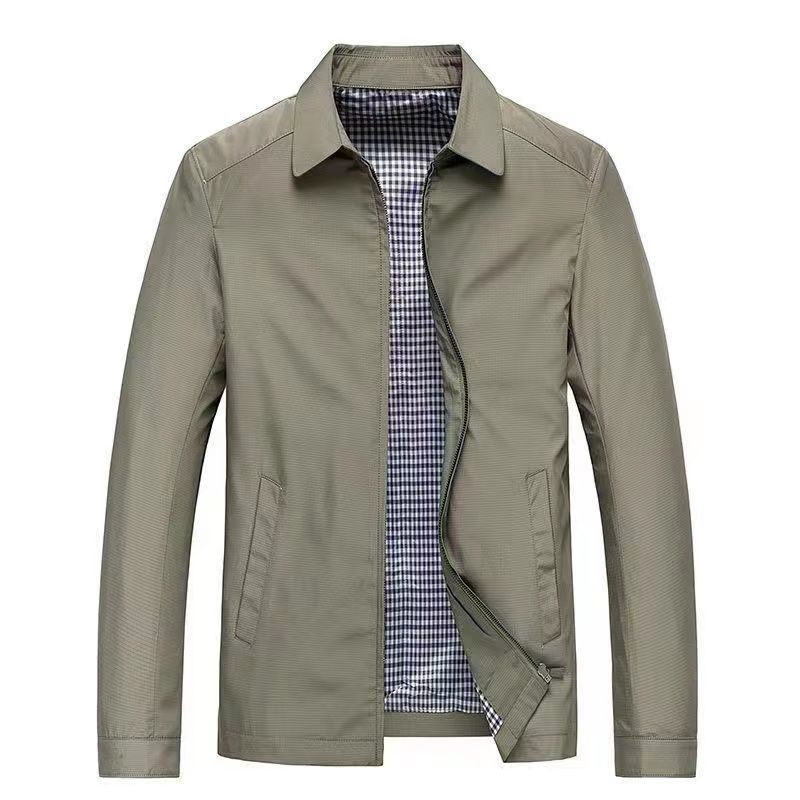Fashionable Mens Mandarin-collar Business-casual Jacket - Image 6