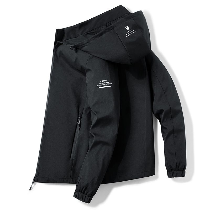 Removable Hat Outdoor Windbreaker For Men - Image 5