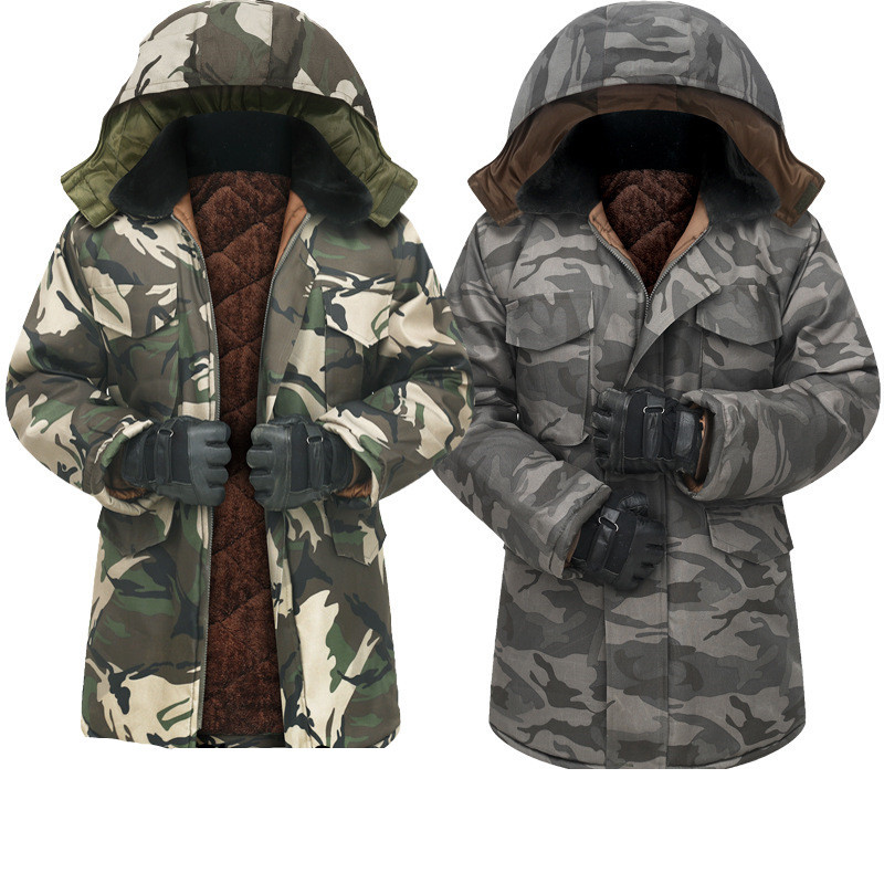 Winter Padded Coat Thickened Army Cotton - Image 5