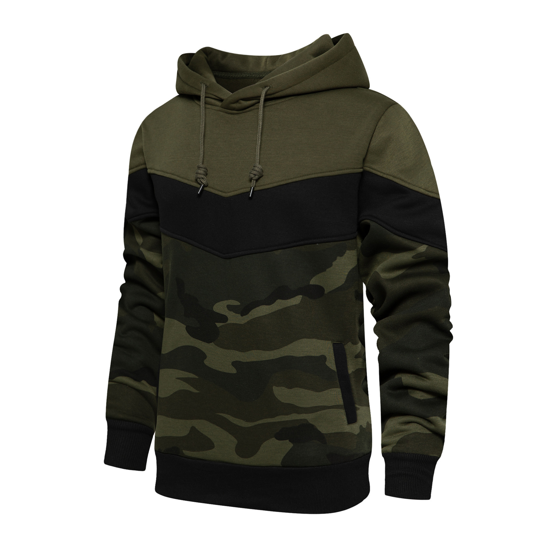 Amazon's New European And American Men's Color Matching And Color Matching Fashion - Image 8