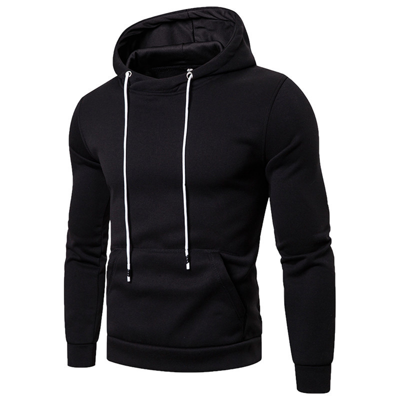 Men's Fashion Plus Size Pullover Hooded Casual Sweatshirt - Image 3