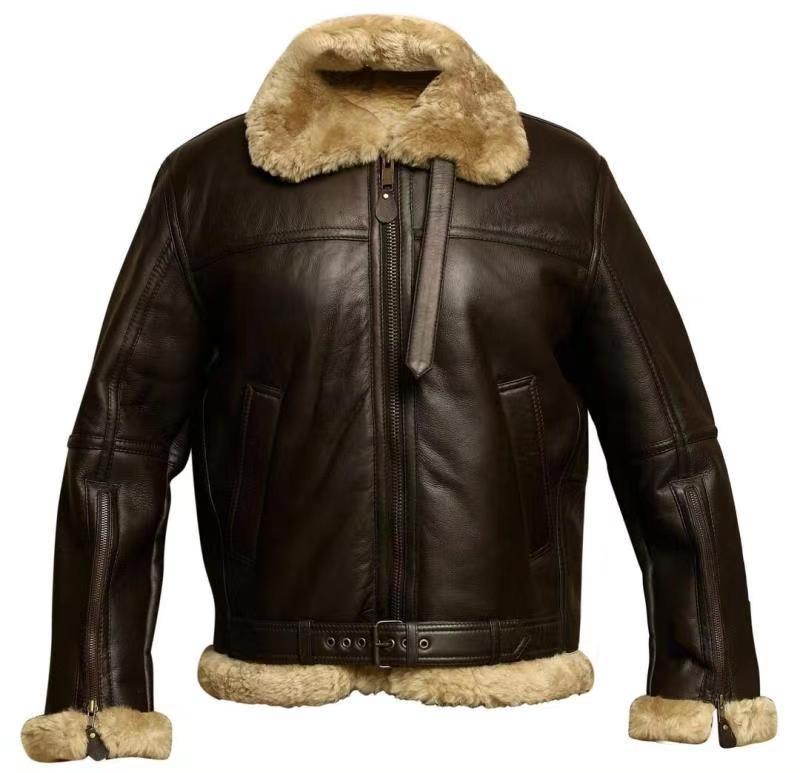 Thickened Heavy Craft Men's Fur Coat