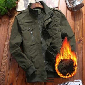Winter Plush And Thickened Pure Cotton Washed Coat