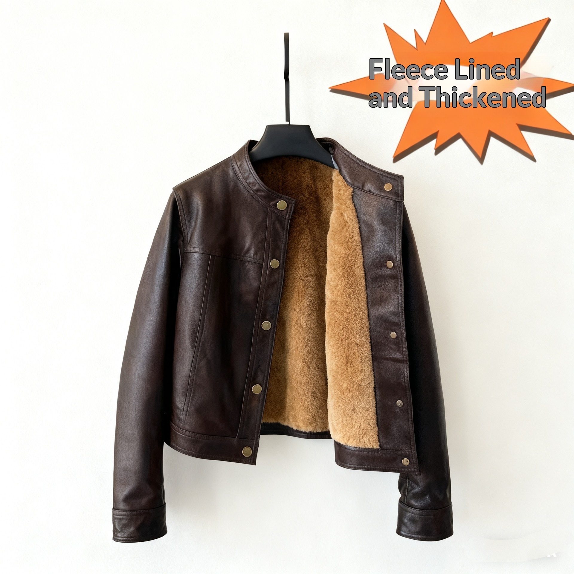 A Cozy Sun-kissed Look That Pairs Leather With Soft Gentle Layers - Image 8