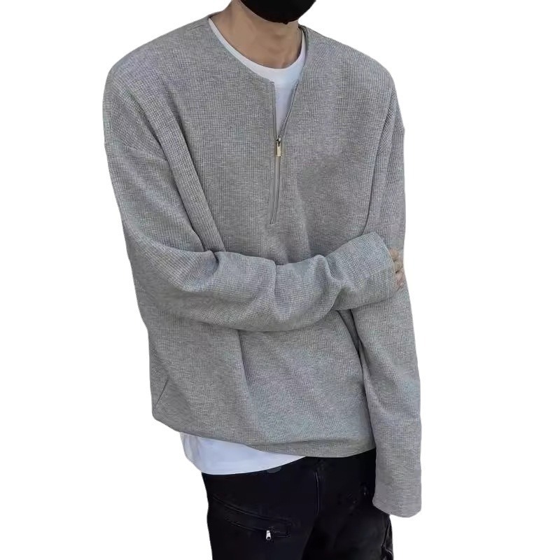 American-style High-street Crewneck Hoodie - Image 4