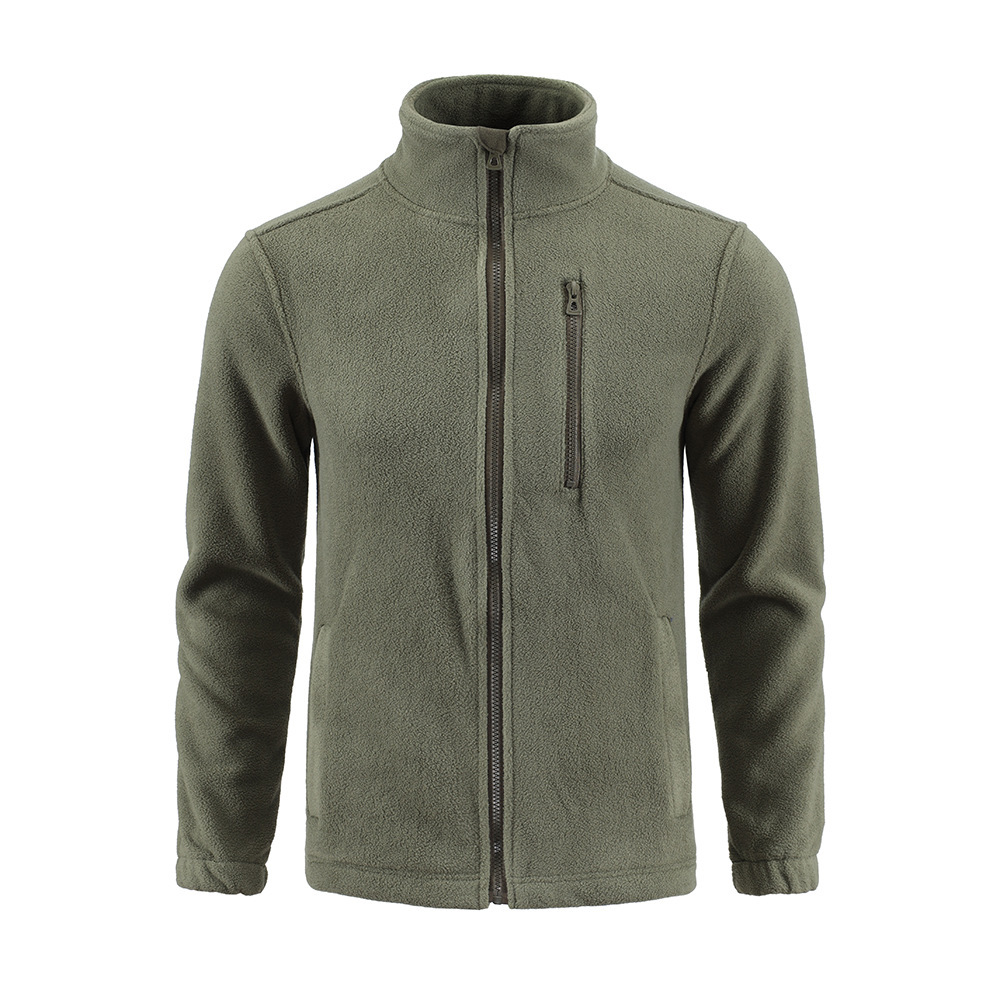 Camouflage Fleece Double-sided Polar Fleece Cardigan - Image 8
